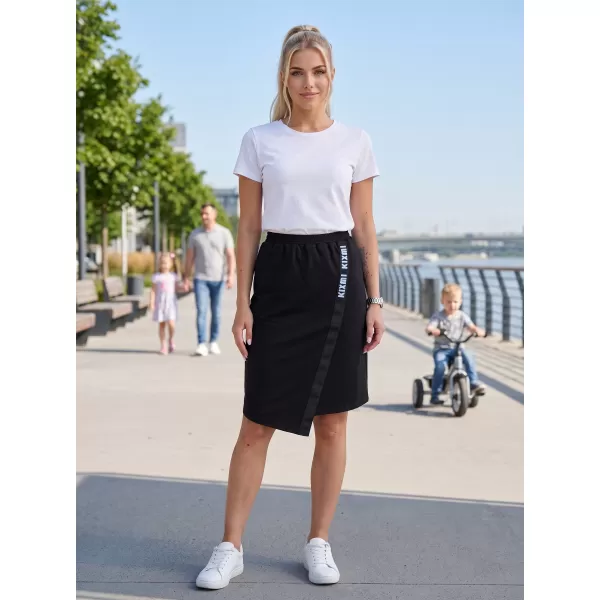  Damenrock KIXMI SIBILA SCHWARZ BLAU 