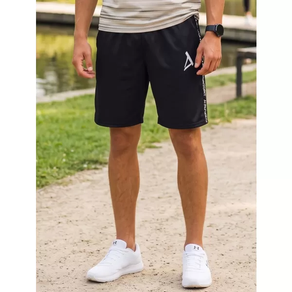  Hochwertige Funktionsshorts für Herren ALTISPORT VOJ/ALM021KRA01 SCHWARZ 