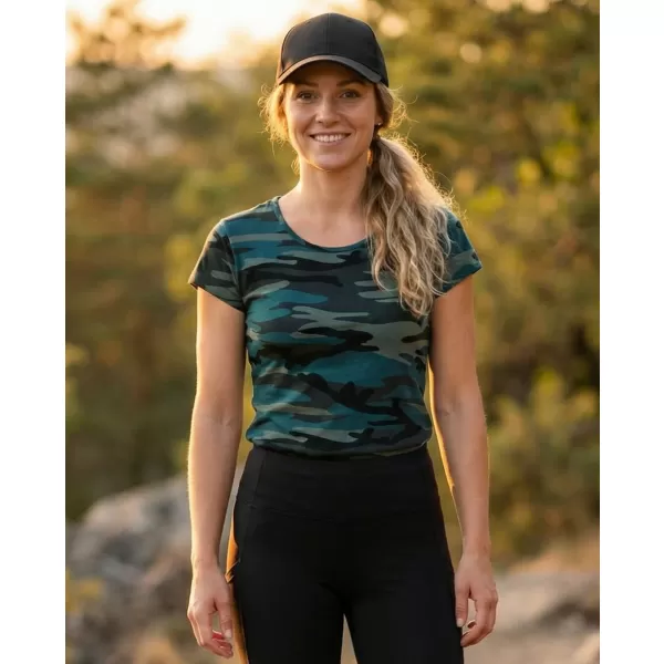  Damen-T-Shirt ALTISPORT NoPrint NP/ALW22C TARNUNG/BENZIN 