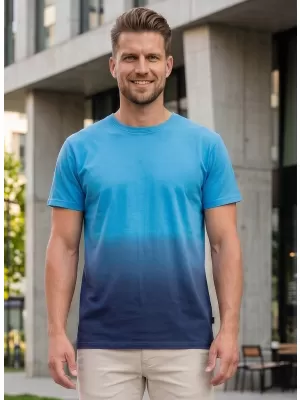 Herren-T-Shirt SAM 73 VITO MT 833 LEUCHTEND BLAU