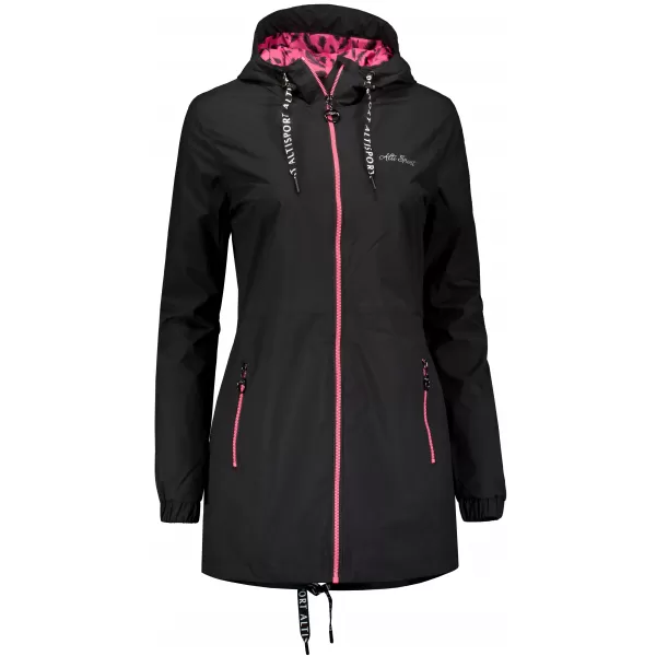  Damenjacke ALTISPORT CHELSIE SCHWARZ/ROSA 