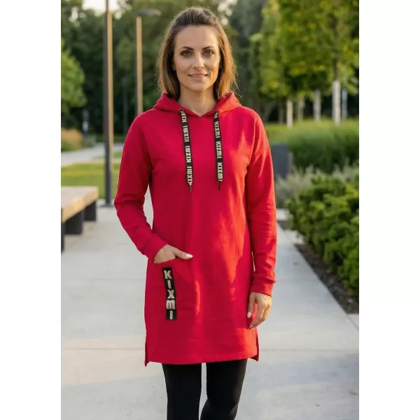  Damen-Sweatshirt KIXMI SHARON ROT 