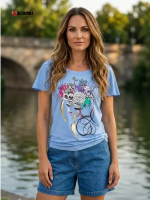 Damen-T-Shirt KIXMI SINDY SCHWARZ