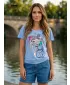 Damen-T-Shirt KIXMI SINDY SCHWARZ