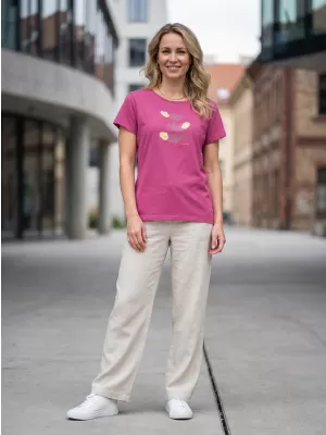 Damen-T-Shirt LOAP ASIKA CLW2459 ROSA