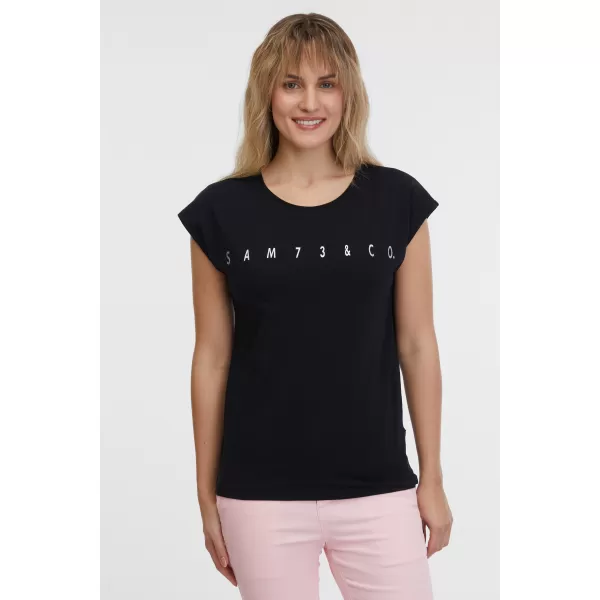  Damen-T-Shirt SAM 73 OCTAVIA WT 921 SCHWARZ 