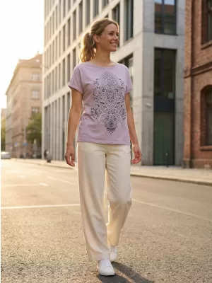 Damen-T-Shirt SAM 73 NAZARENA WT 917 LAVENDEL