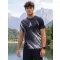 Funktionelles Premium-T-Shirt für Herren ALTISPORT VOJ/ALM028TR01 SCHWARZ UND WEIß