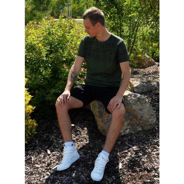  Herren-T-Shirt KIXMI SENON MILITÄR 