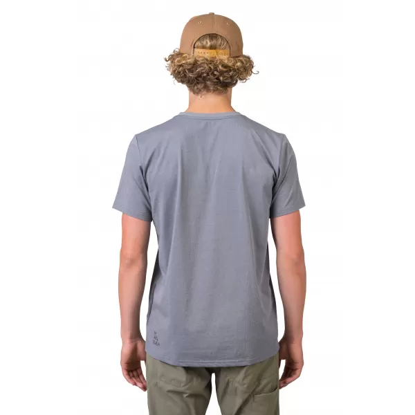  Herren-T-Shirt HANNAH GREM STAHLGRAUMELIERT/SCHWARZ 