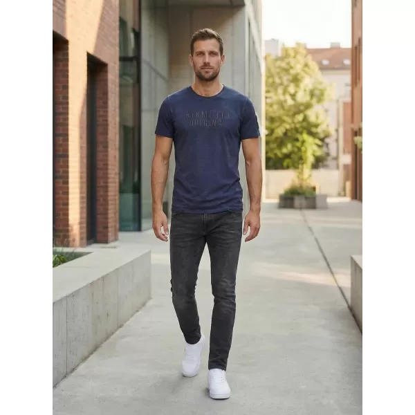  Herren-T-Shirt KIXMI SALEM DUNKELBLAU 