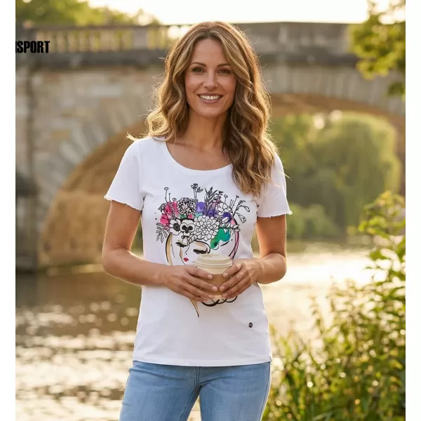  Damen-T-Shirt KIXMI SINDY SCHWARZ 