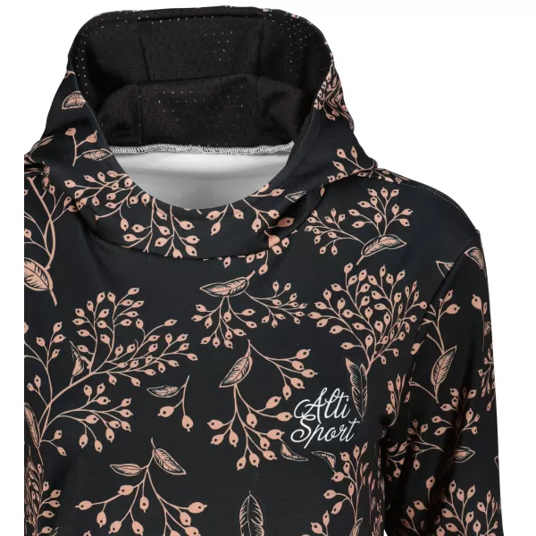  Hochwertiges Funktions-Sweatshirt für Damen ALTISPORT VOJ/ALW025MI01 SCHWARZ 