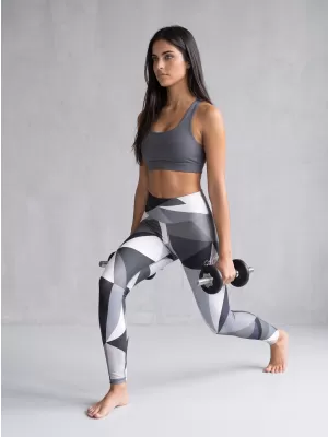 Lange Premium-Leggings für Damen ALTISPORT VOJ/ALW007LEG01 GRAU