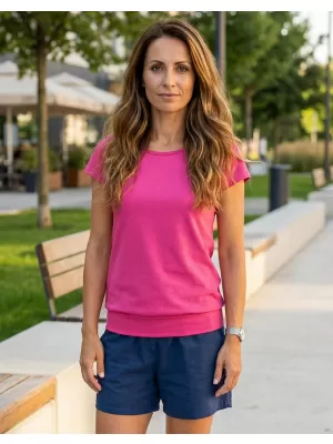 Damen-T-Shirt ALTISPORT NoPrint NP/ALW021 LILA