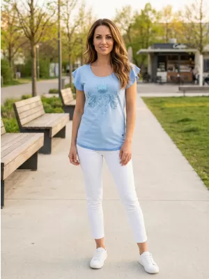 Damen-T-Shirt KIXMI SAMMI BLAU