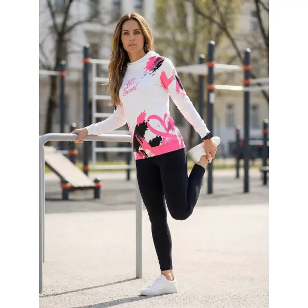  Hochwertiges Funktions-Sweatshirt für Damen ALTISPORT VOJ/ALW027MI01 WEIß 