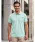 Herren-T-Shirt mit Kragen SAM 73 JULIÁN MT 834 MINZE