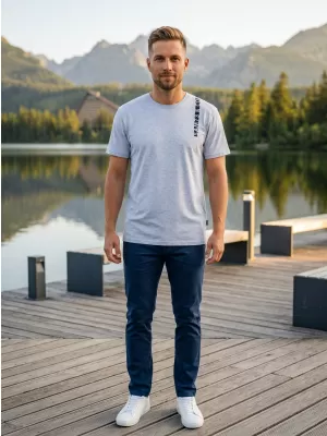Herren-T-Shirt SAM 73 FABIO MT 842 HELLGRAU
