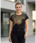 Damen-T-Shirt SAM 73 MILAGROS WT 911 SCHWARZ