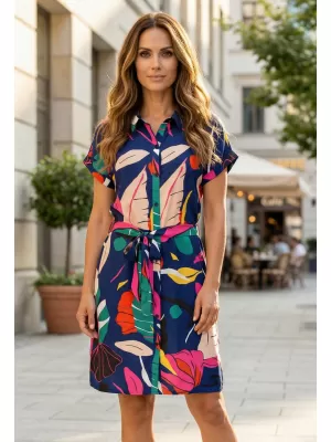 Kleid KIXMI SHANON DUNKELBLAU