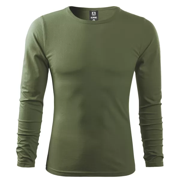  Herren-T-Shirt mit langen Ärmeln ALTISPORT NoPrint NP/ALM911 KHAKI 