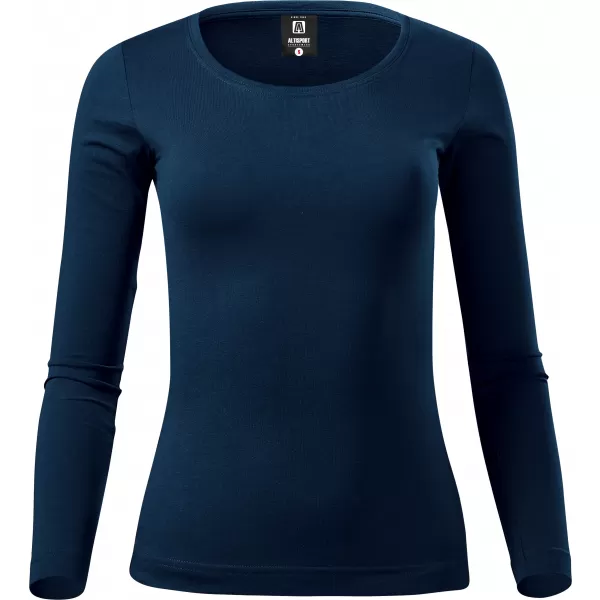  Damen-T-Shirt mit langen Ärmeln ALTISPORT NoPrint NP/ALW961 NAVY BLAU 