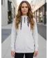 Erweitertes Damen-Sweatshirt SAM 73 LISA WM 787 CREMEFARBEN