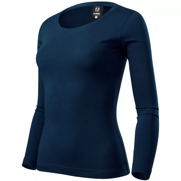  Damen-T-Shirt mit langen Ärmeln ALTISPORT NoPrint NP/ALW961 NAVY BLAU 