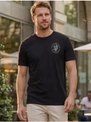 Herren-T-Shirt SAM 73 FELIPE MT 843 SCHWARZ