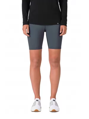 Kurze Leggings für Damen HANNAH LIS PRO ANTHRAZIT/TUSCHE