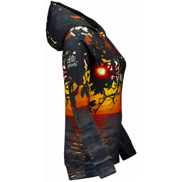  Hochwertiges Funktions-Sweatshirt für Damen ALTISPORT VOJ/ALW030MI01 ORANGE 