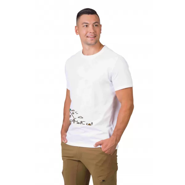  Herren-T-Shirt HANNAH SKATCH WEIß 