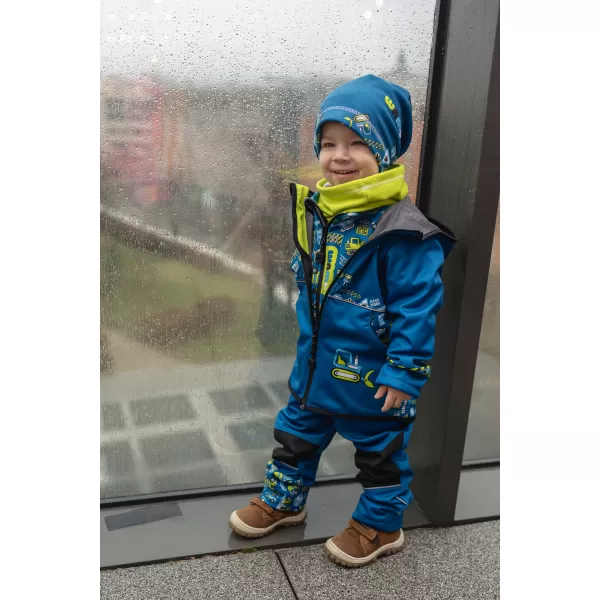  Fleece-Sweatshirt für Kinder WAMU BAGR BLAU 