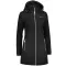 Softshell-Mantel für Damen ALTISPORT CIARA SCHWARZ/ROSA