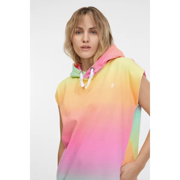  Damen-Sweatshirt mit kurzen Ärmeln SAM 73 MABEL WM 792 BUNT 
