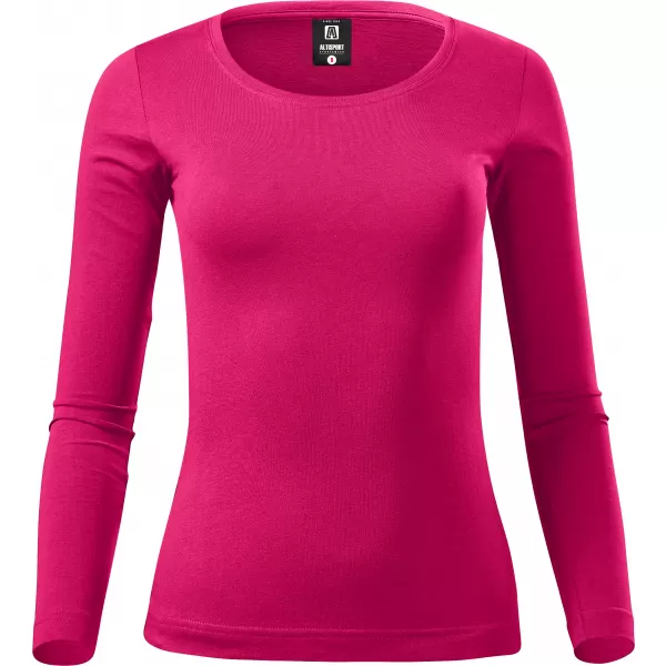 Damen-T-Shirt mit langen Ärmeln ALTISPORT NoPrint NP/ALW961 HIMBEERE 
