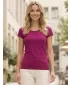 Damen-T-Shirt ALTISPORT NoPrint NP/ALW221 FUCHSIAROT