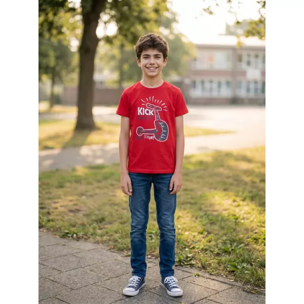  Jungenhemd SAM 73 BLUTO KT 521 ROT 