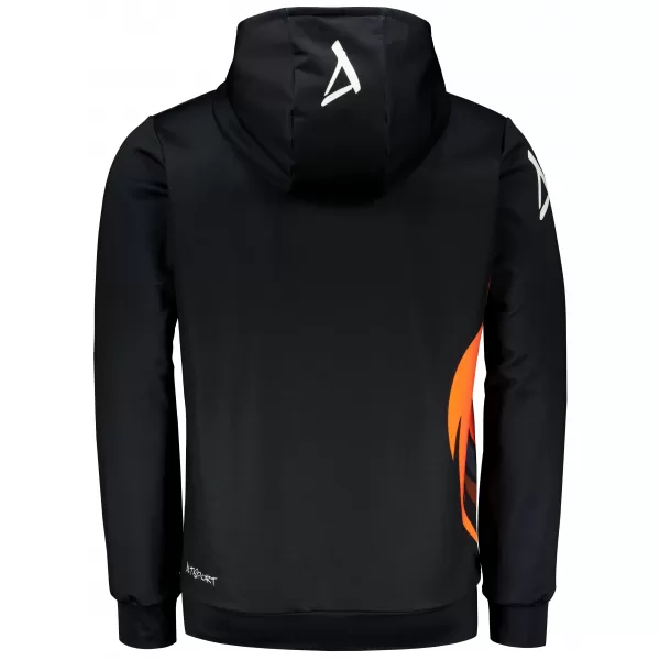  Hochwertiges Funktions-Sweatshirt für Herren ALTISPORT VOJ/ALM029MI01 SCHWARZ-ORANGE 