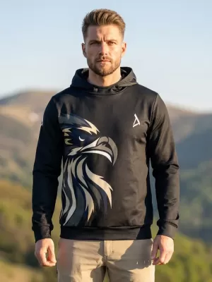 Hochwertiges Funktions-Sweatshirt für Herren ALTISPORT VOJ/ALM029MI01 SCHWARZ BRAUN