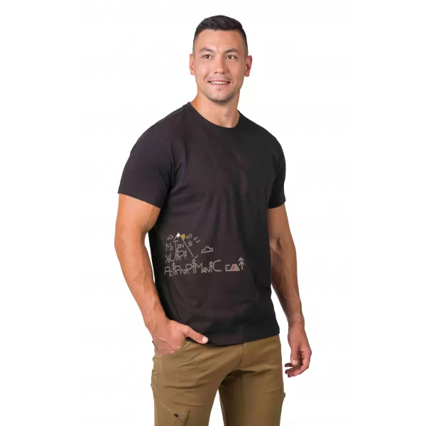  Herren-T-Shirt HANNAH SKATCH SCHWARZE BOHNE 