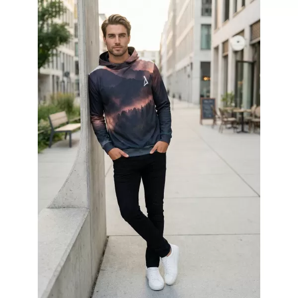  Hochwertiges Funktions-Sweatshirt für Herren ALTISPORT VOJ/ALM030MI01 LILA 