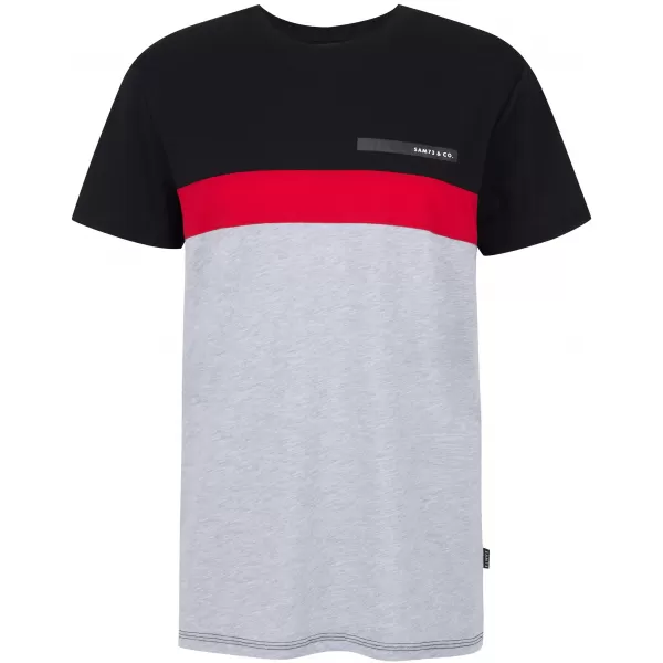 Herren-T-Shirt SAM 73 ERNESTO MT 840 HELLGRAU 