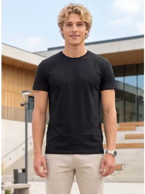 Herren-T-Shirt ALTISPORT NoPrint NP/ALM921 SCHWARZ