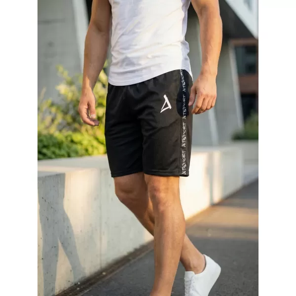 Hochwertige Funktionsshorts für Herren ALTISPORT VOJ/ALM021KRA01 SCHWARZ 