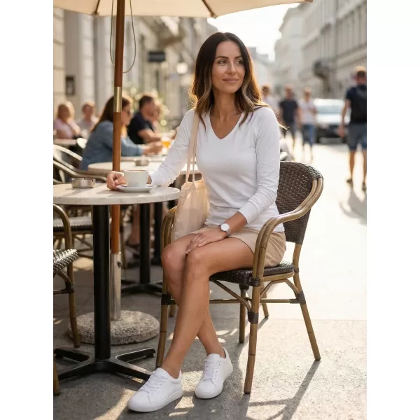  Damen-T-Shirt mit langen Ärmeln ALTISPORT NoPrint NP/ALW721 WEIß 