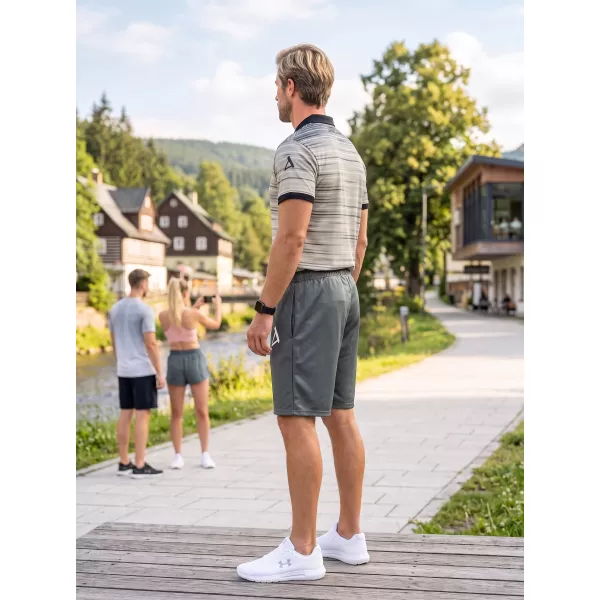  Hochwertige Funktionsshorts für Herren ALTISPORT VOJ/ALM013KRA01 GRAU 