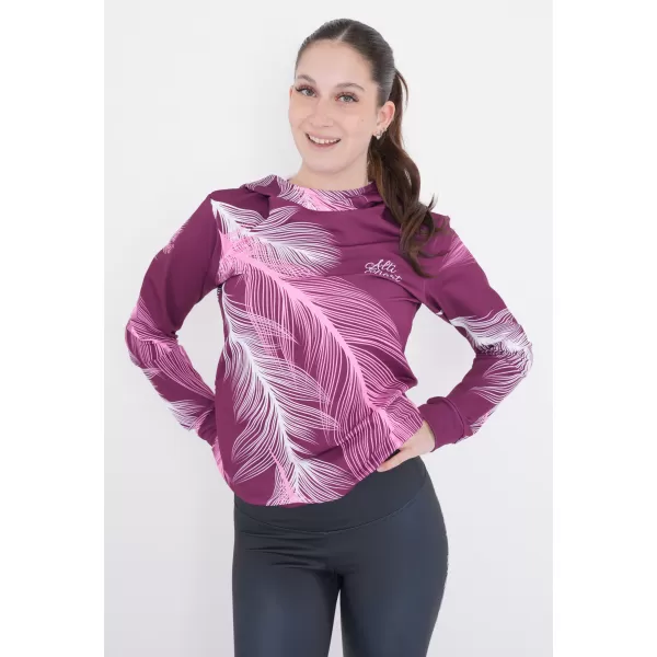  Hochwertiges Funktions-Sweatshirt für Damen ALTISPORT VOJ/ALW001MI01 FUCHSIE 