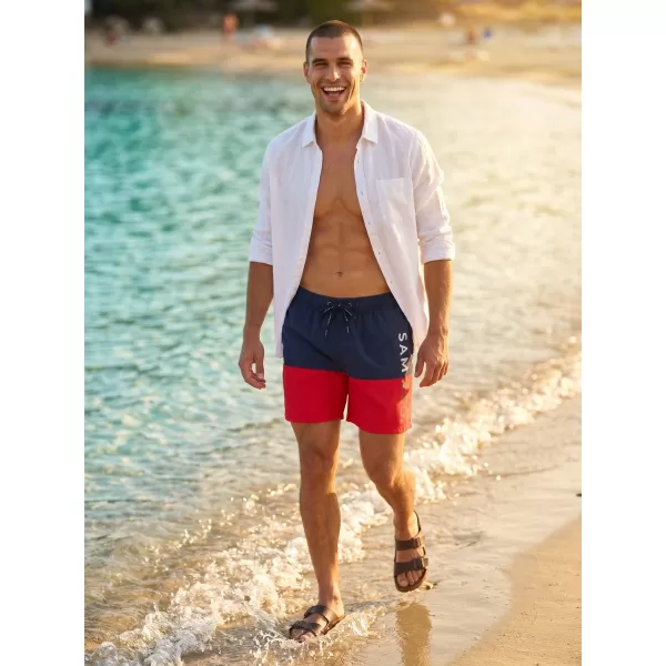  Badeshorts für Herren SAM 73 EDUARDO MS 818 ROT 